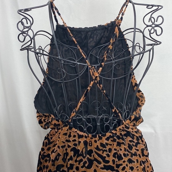 LULUS Intention Brown Leopard Burnout Velvet Print Dress - Picture 13 of 17